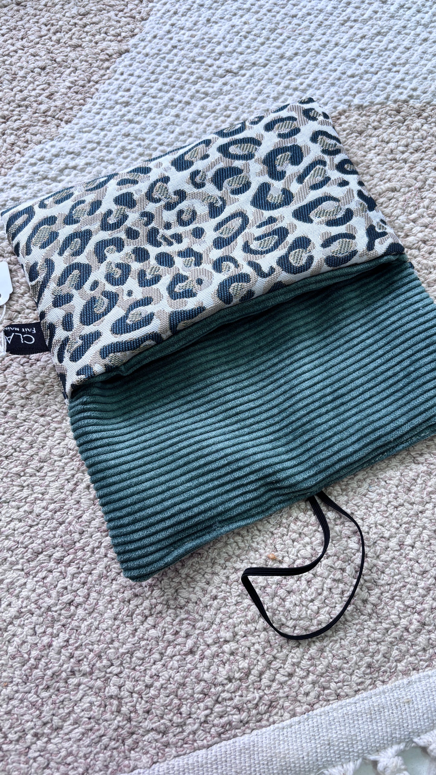 Pochette tissu molletonné