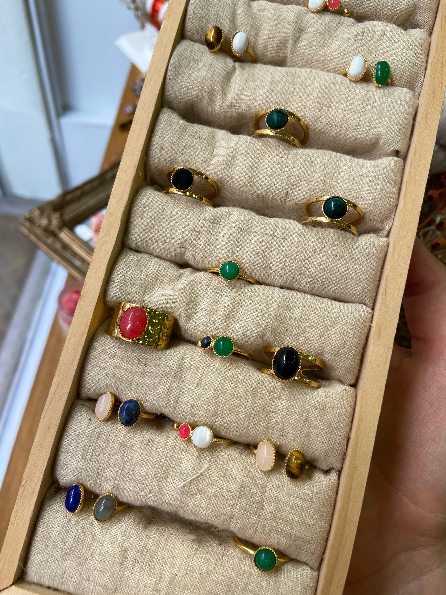 Bague Oeil de Tigre Howlite