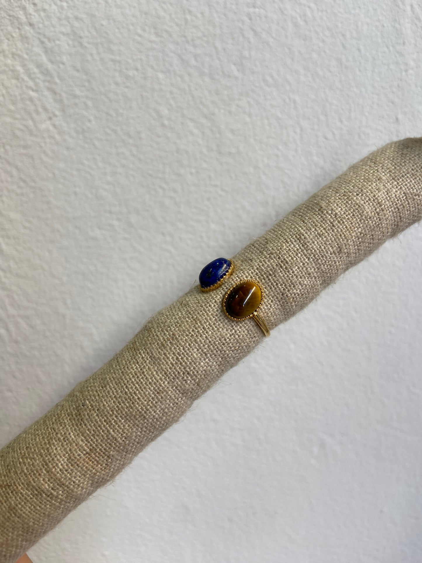 Bague Lapis-Lazuli Oeil de Tigre