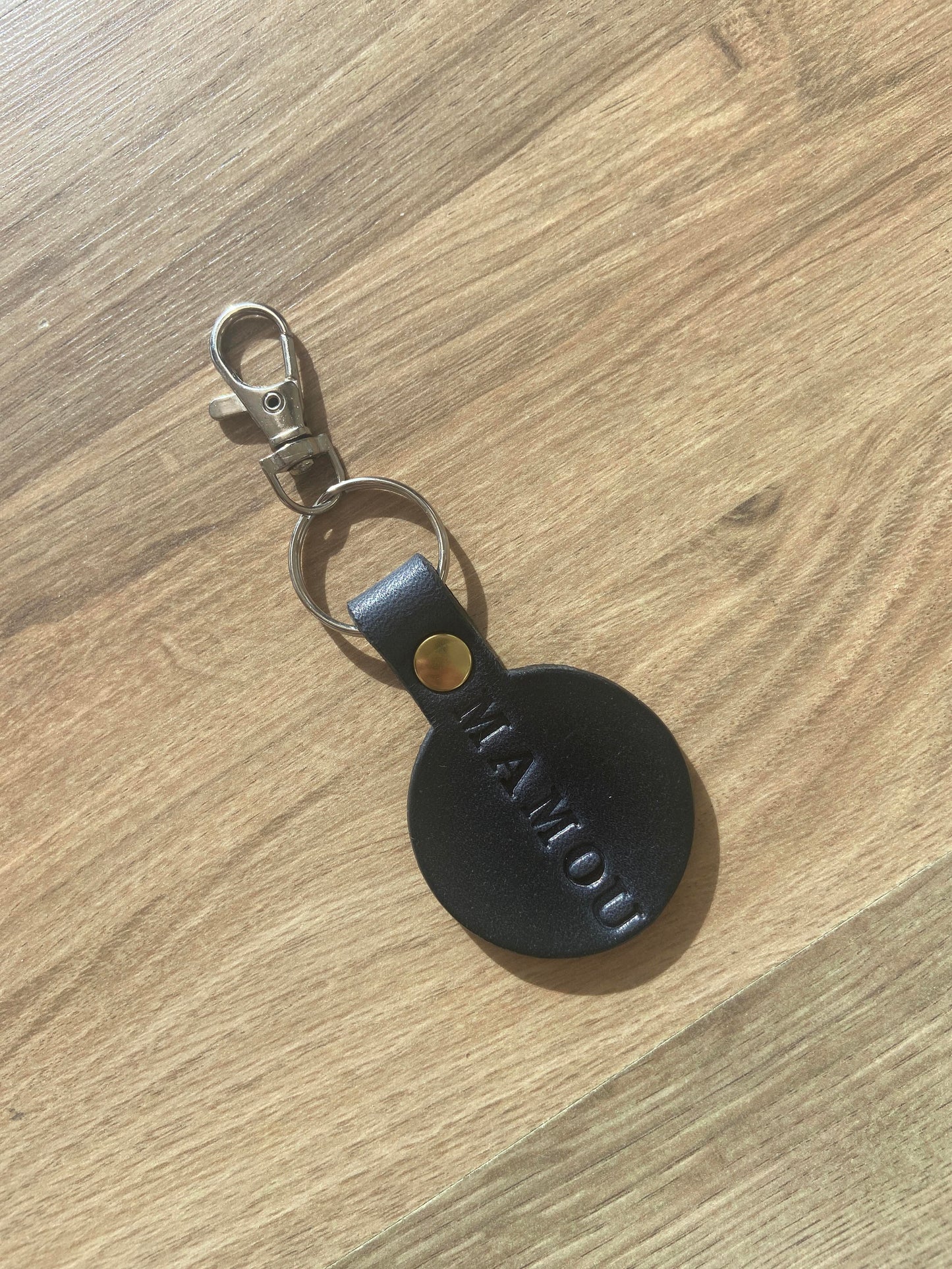 Porte Clé en Cuir Tannage Végétal - MAMOU