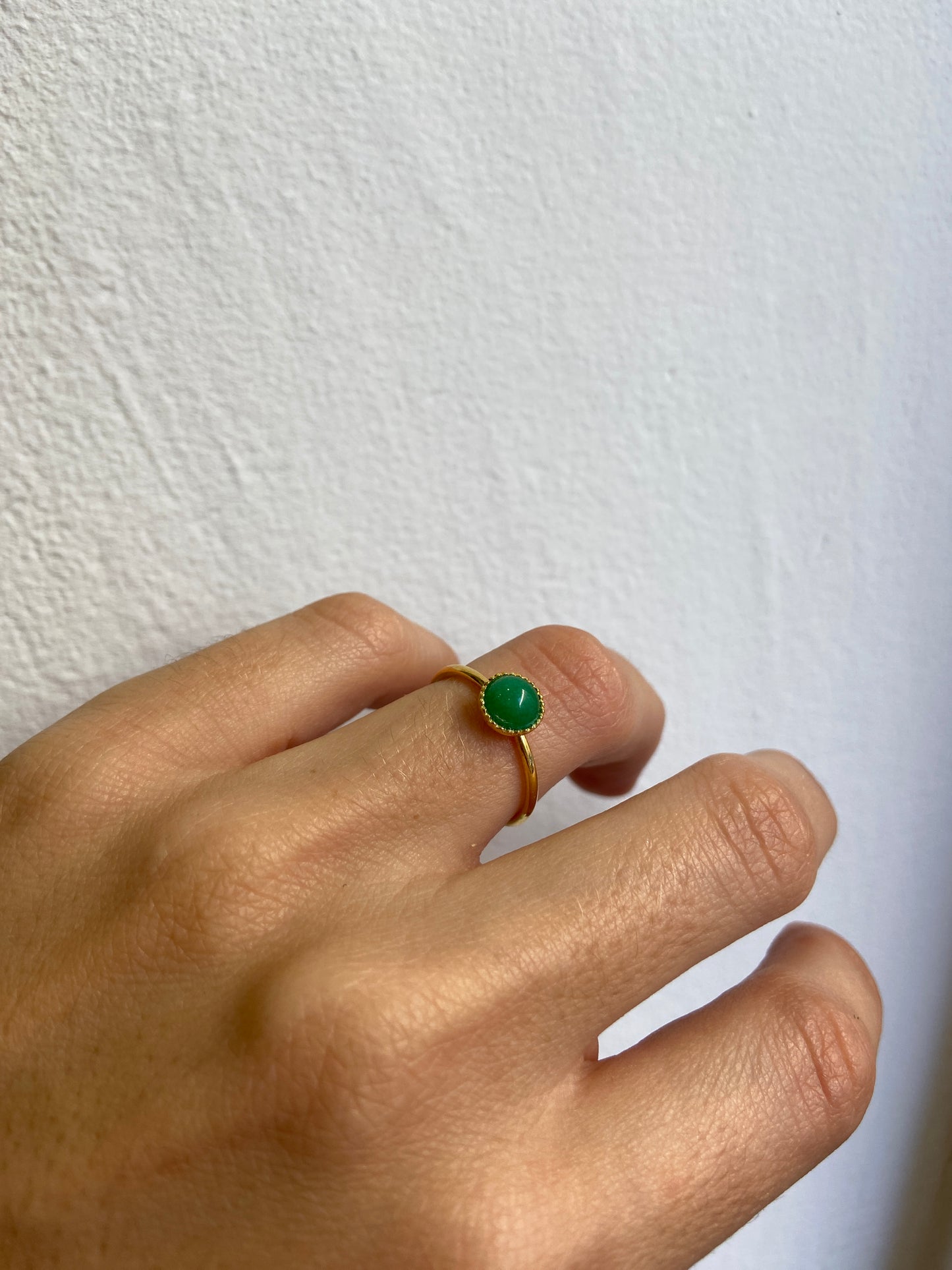 Bague Agathe Verte