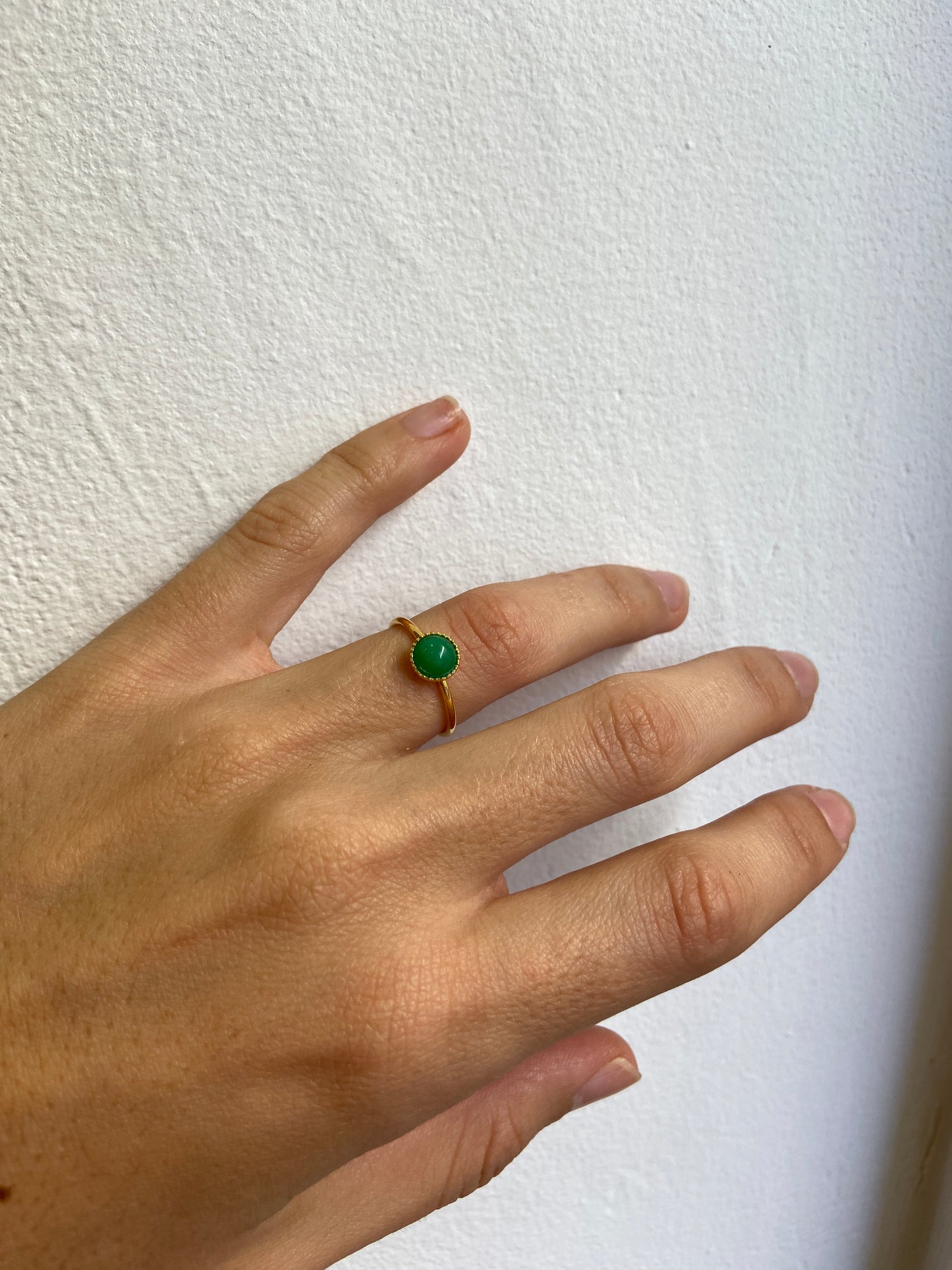 Bague Agathe Verte