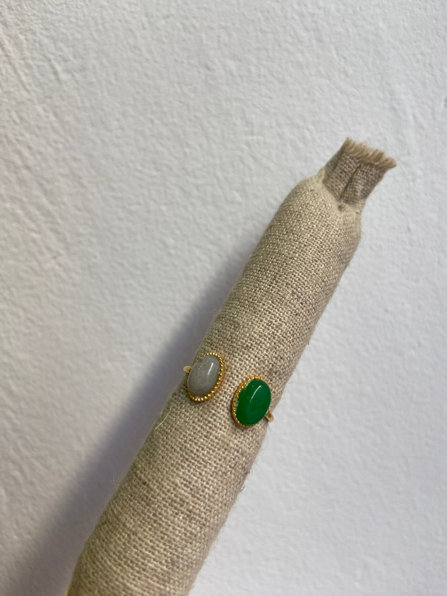 Bague Agathe Verte Labradorite