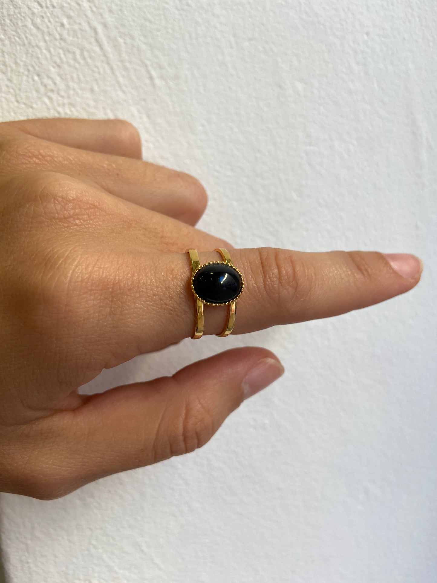 Bague Onyx Ovale