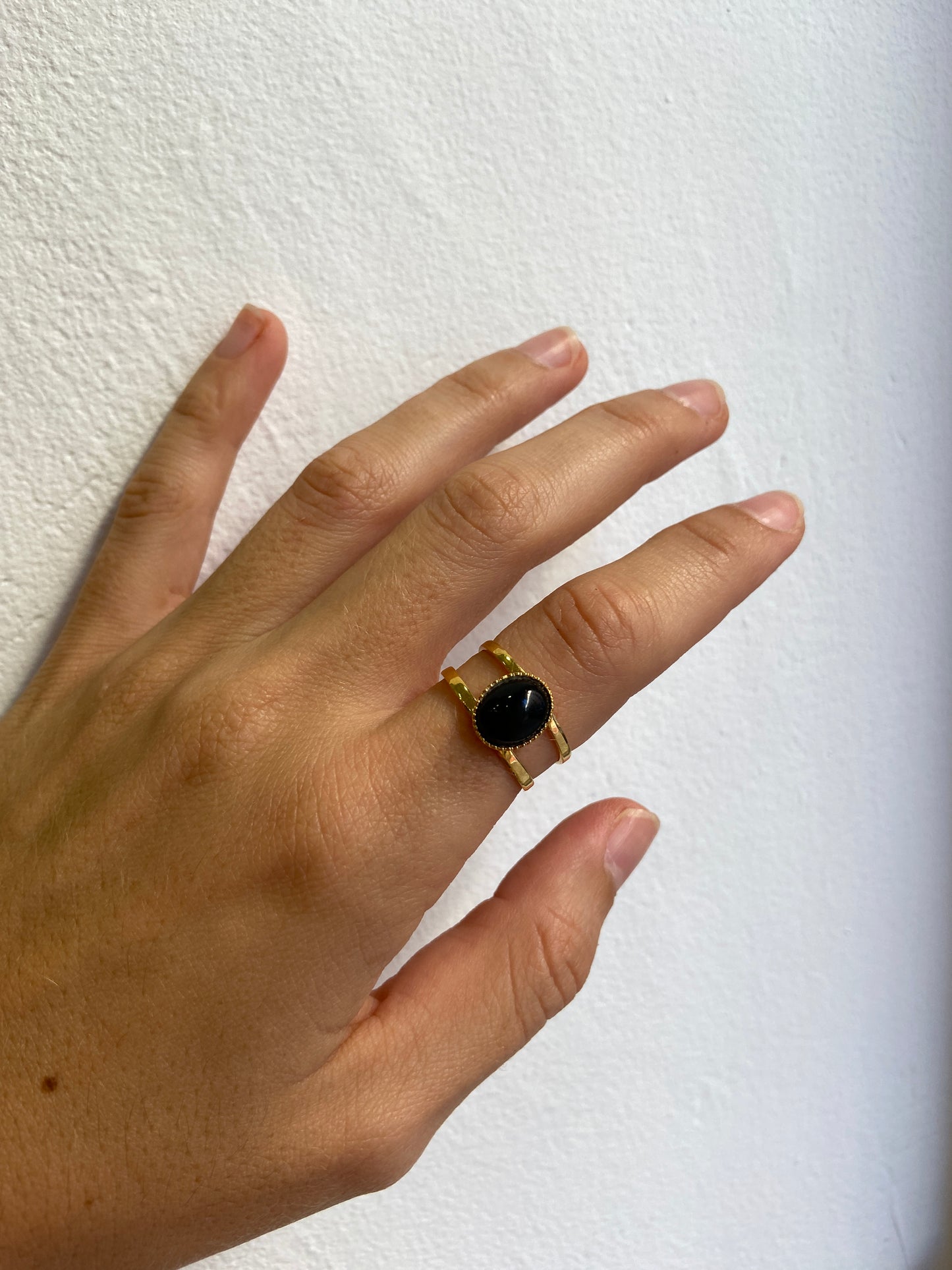 Bague Onyx Ovale