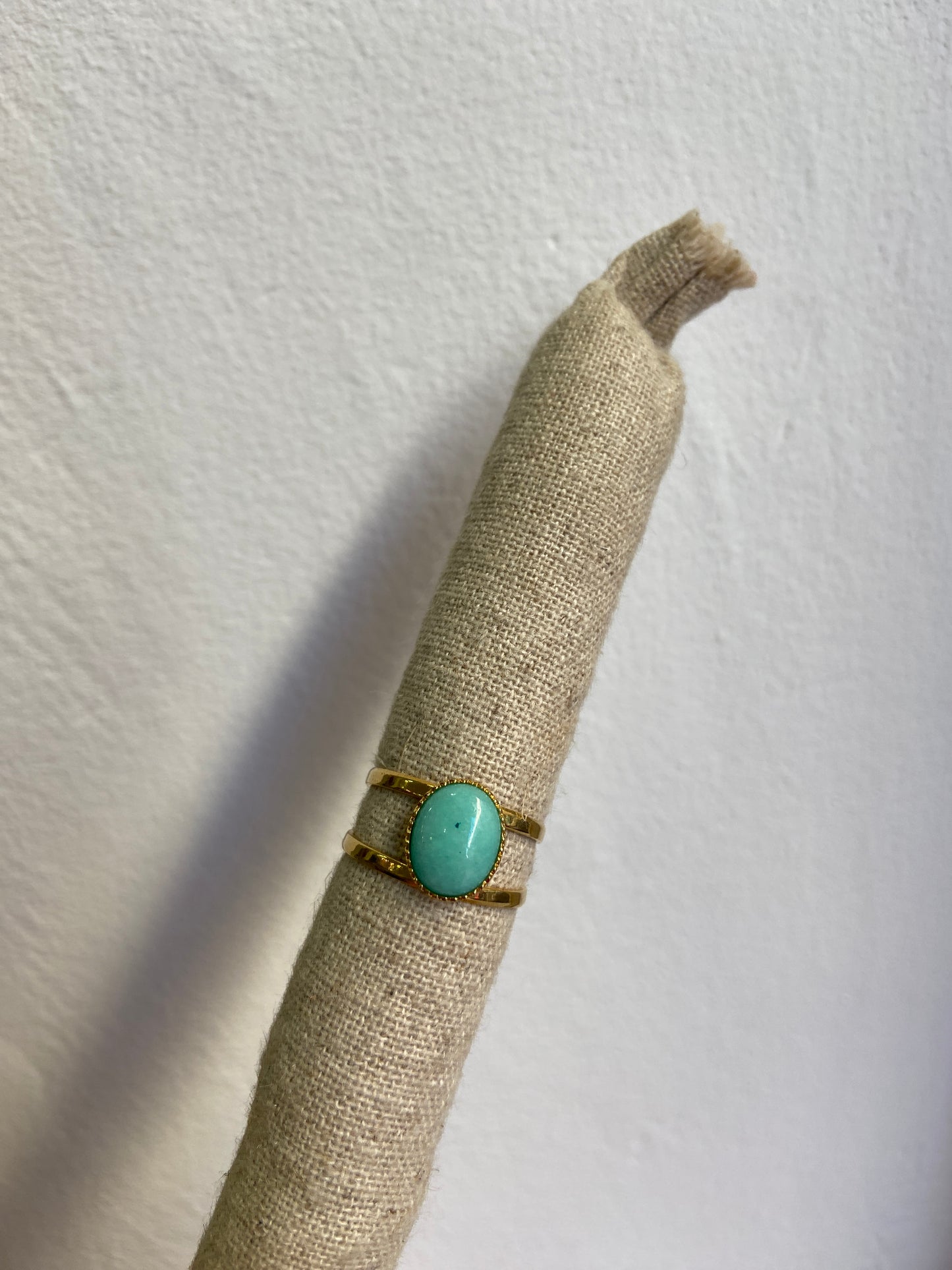 Bague Amazonite