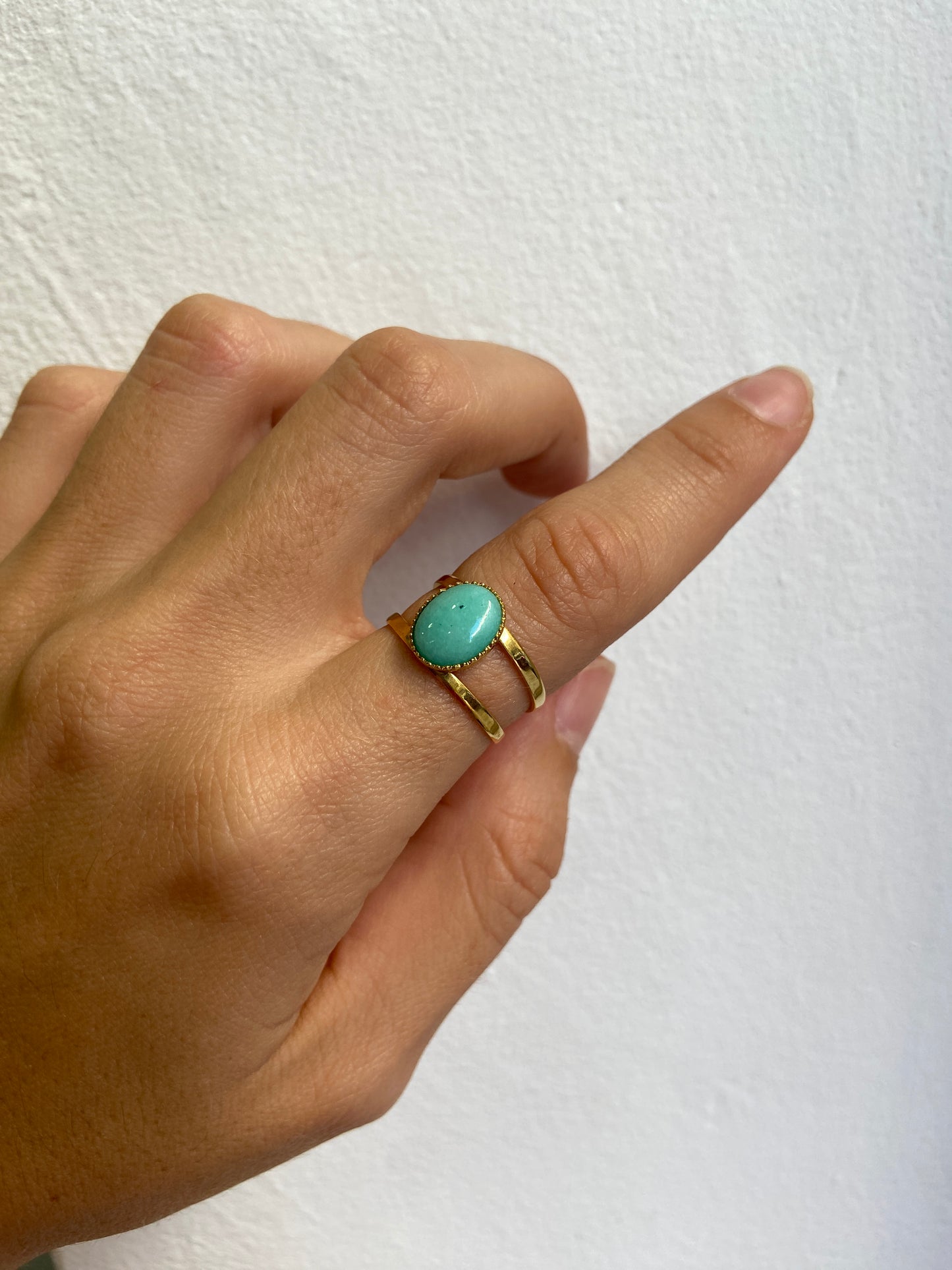 Bague Amazonite