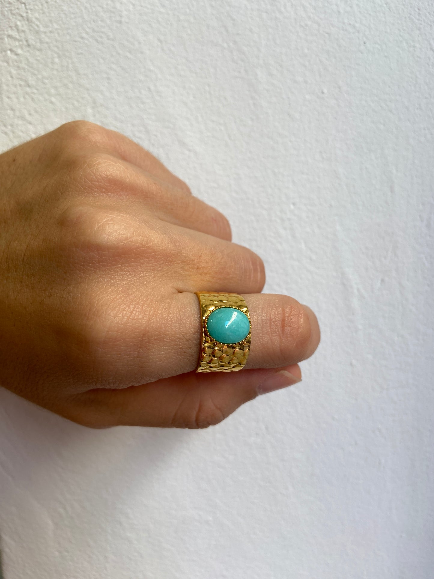 Bague Amazonite