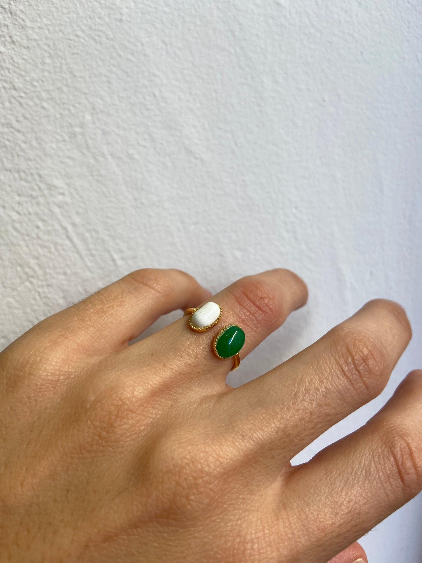 Bague Howlite Aventurine