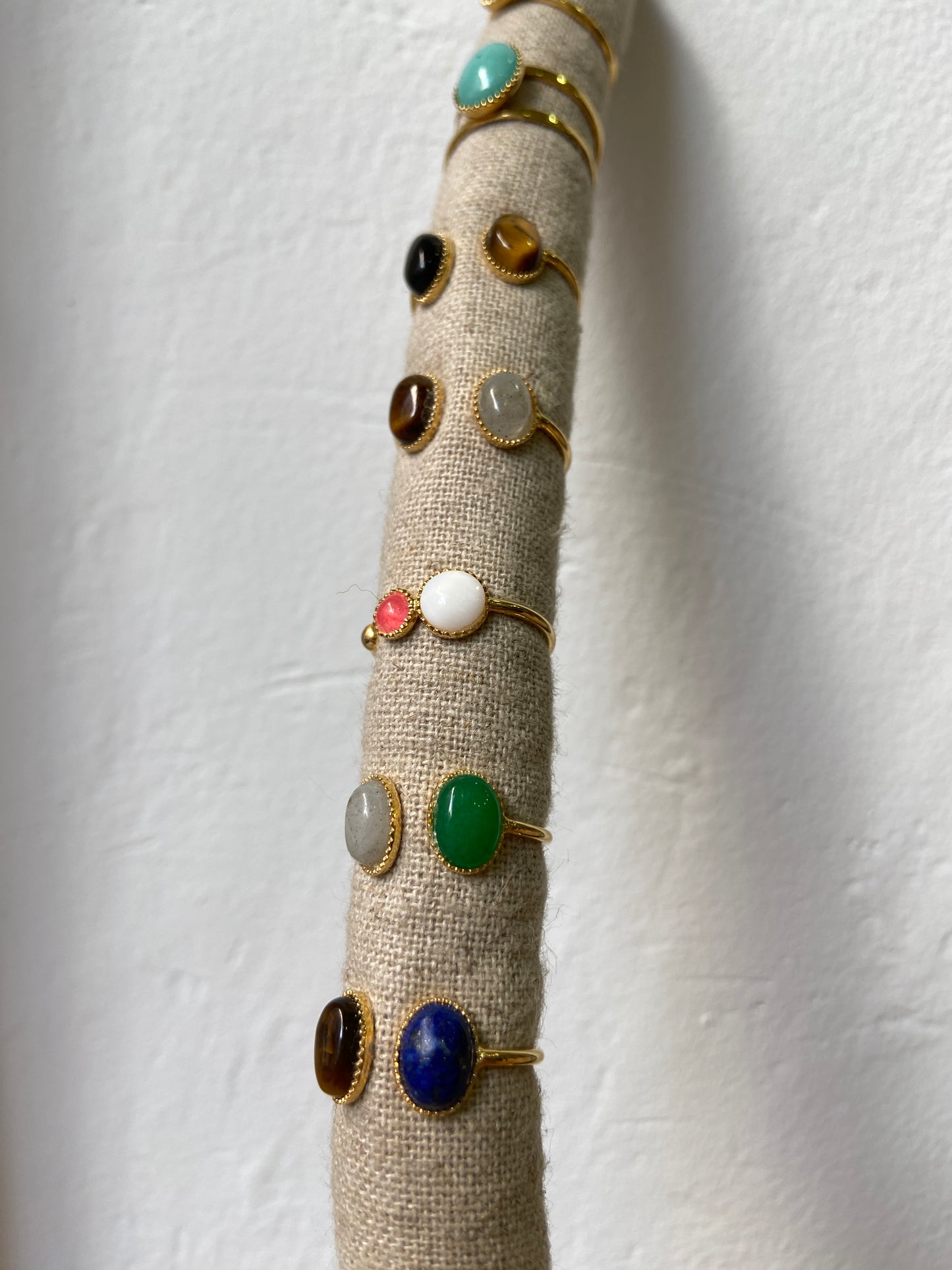 Bague Lapis-Lazuli Quartz Rose