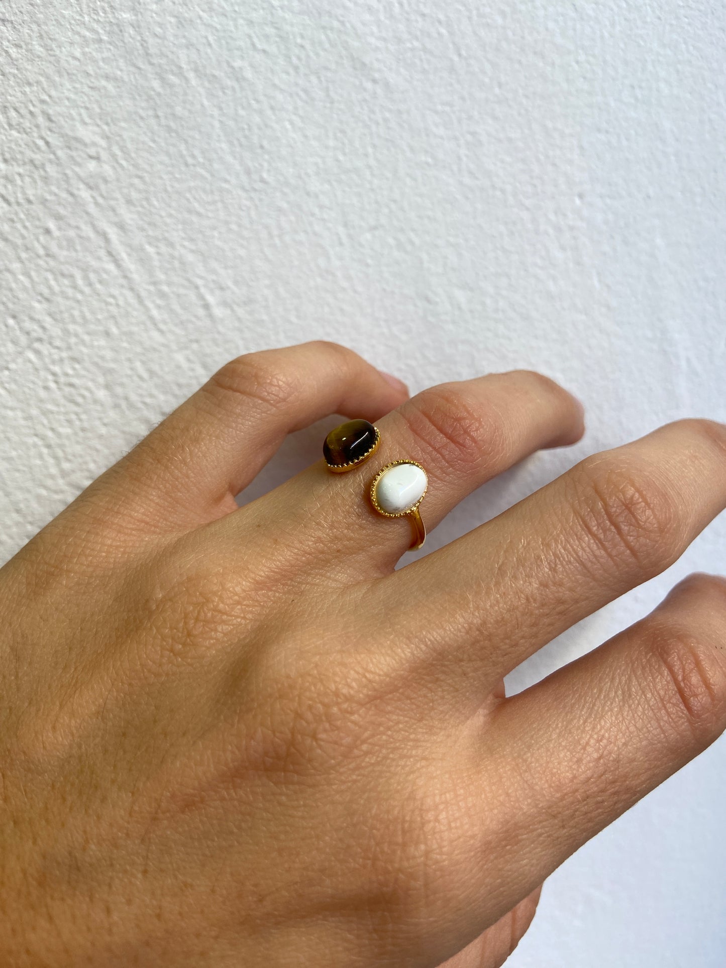 Bague Oeil de Tigre Howlite