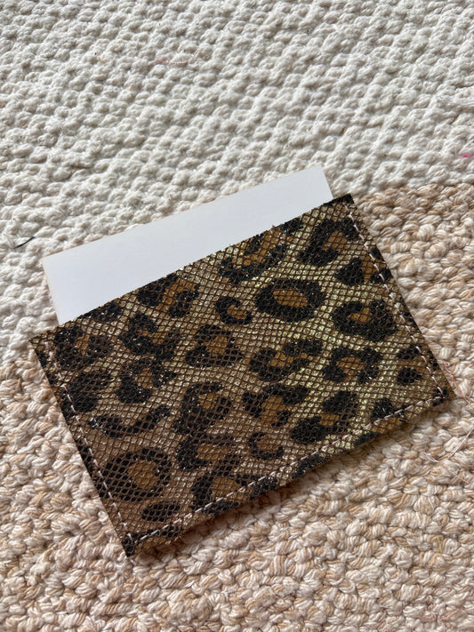 Porte carte cuir