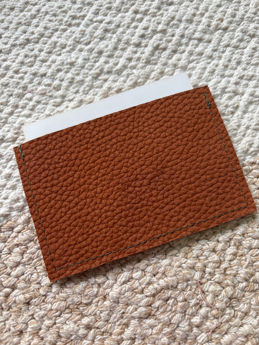 Porte carte cuir
