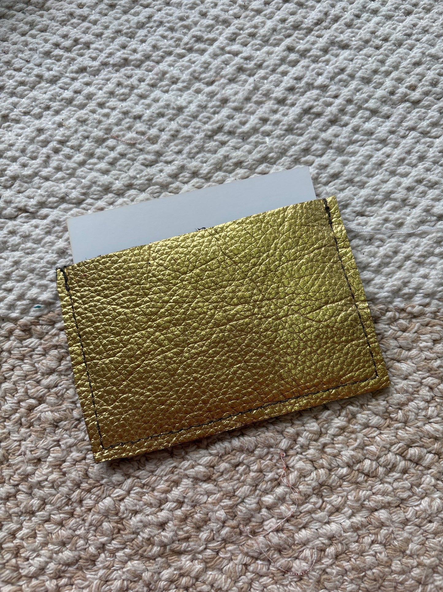 Porte carte cuir