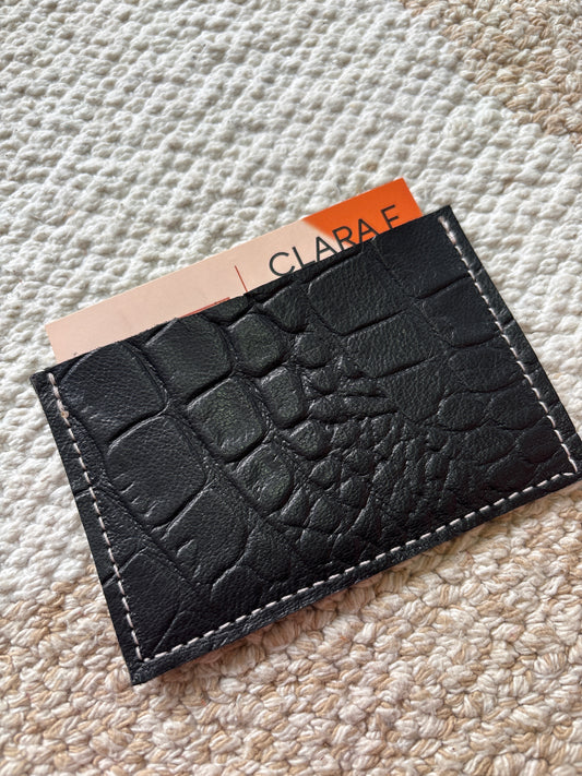 Porte carte cuir