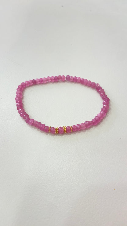 Bracelet en quartz rose - Tamara