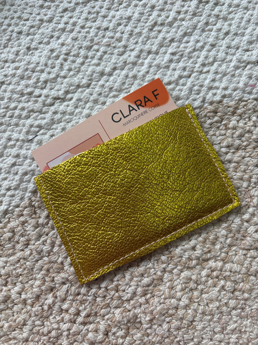 Porte carte cuir