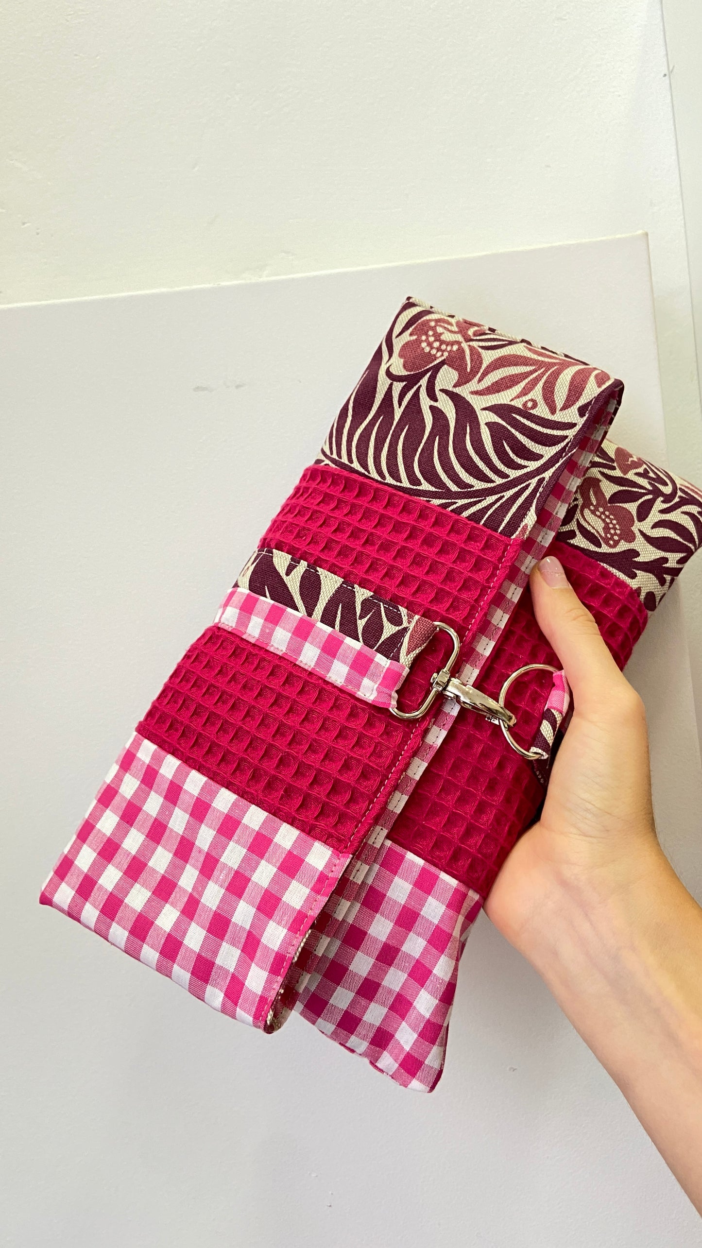 Pochette en tissu patchwork - Lili Rose 1