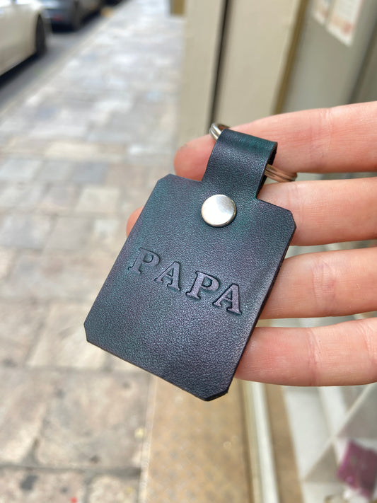 Porte Clé en Cuir - PAPA